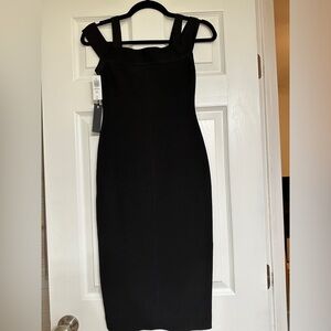 NWT Aritzia Black Midi Dress